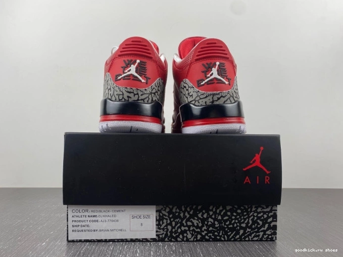 Air Grateful AJ3-770438 3 Jordan DJ Khaled Retro 0820